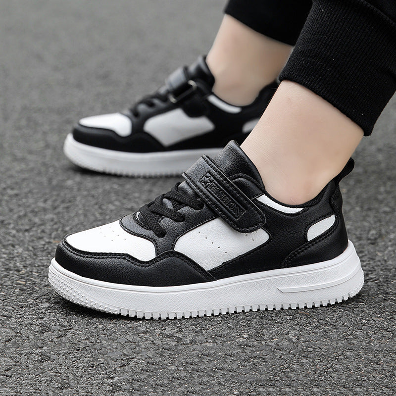 Kids' Waterproof Leather Board Shoes