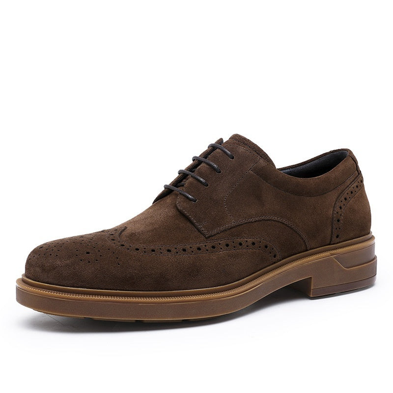 
                      
                        New Vintage Engraving Suede Leather Breathable Shoes Men - RewaGold
                      
                    