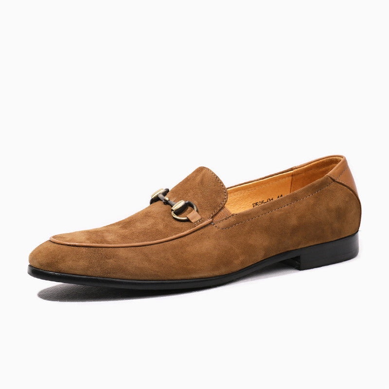
                      
                        Men's Suede Horsebit Slip-On Shoes - RewaGold
                      
                    