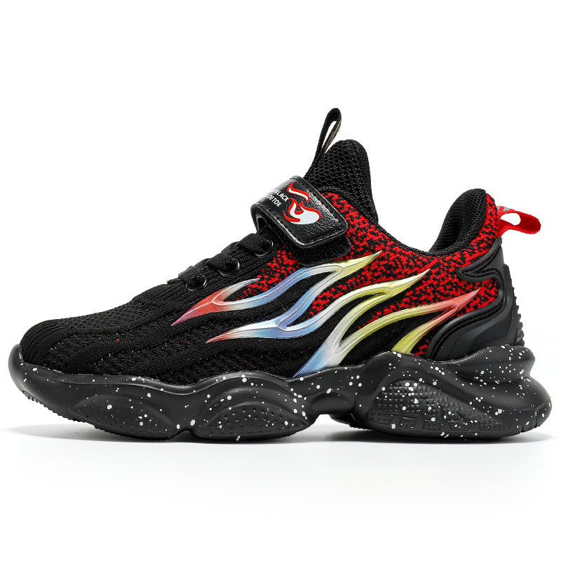 
                      
                        Boys' Fashion Mesh Sneakers - Anti-Slip & Durable
                      
                    