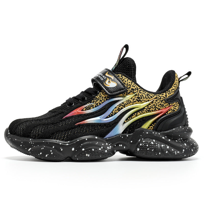 Boys' Fashion Mesh Sneakers - Anti-Slip & Durable