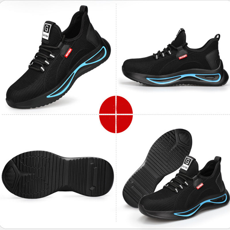 
                      
                        Men’s Steel Toe Work Shoes – Nonslip, Indestructible Sneakers - RewaGold
                      
                    