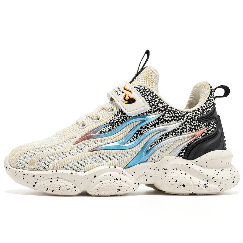 Boys' Fashion Mesh Sneakers - Anti-Slip & Durable