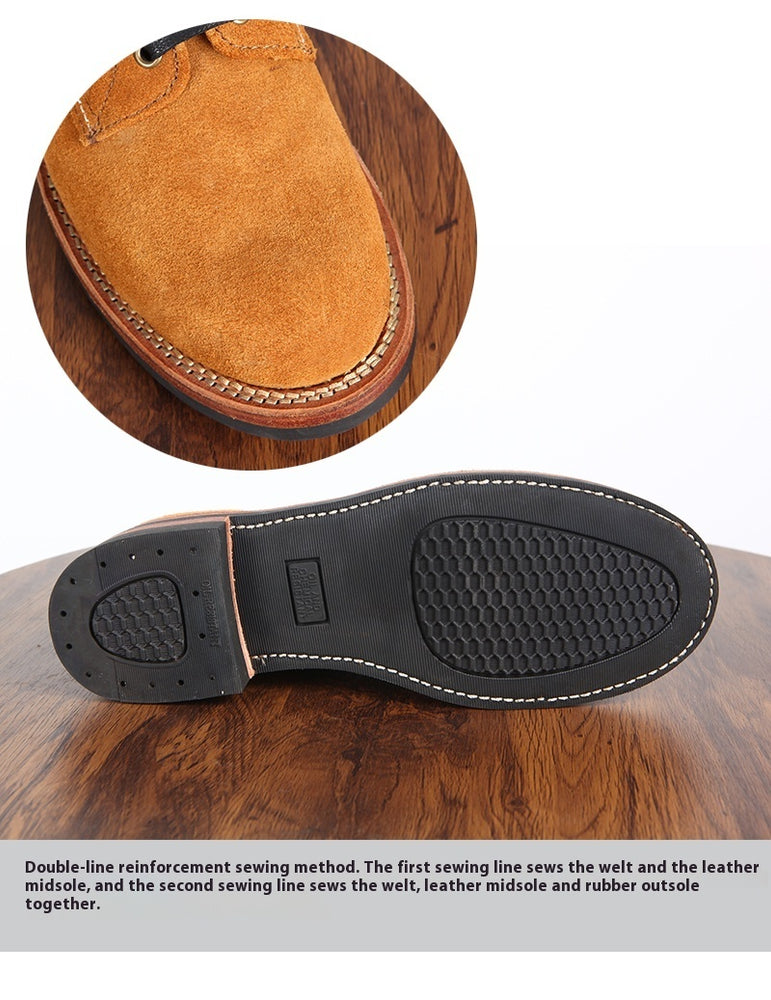 
                      
                        Round Head Outdoor High-top Casual Worker Boot - RewaGold
                      
                    