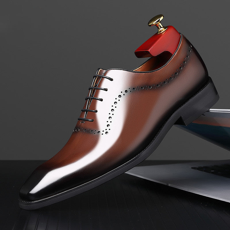 
                      
                        Light Luxury Men's New Men's Leather Business Casual Shoes - RewaGold
                      
                    