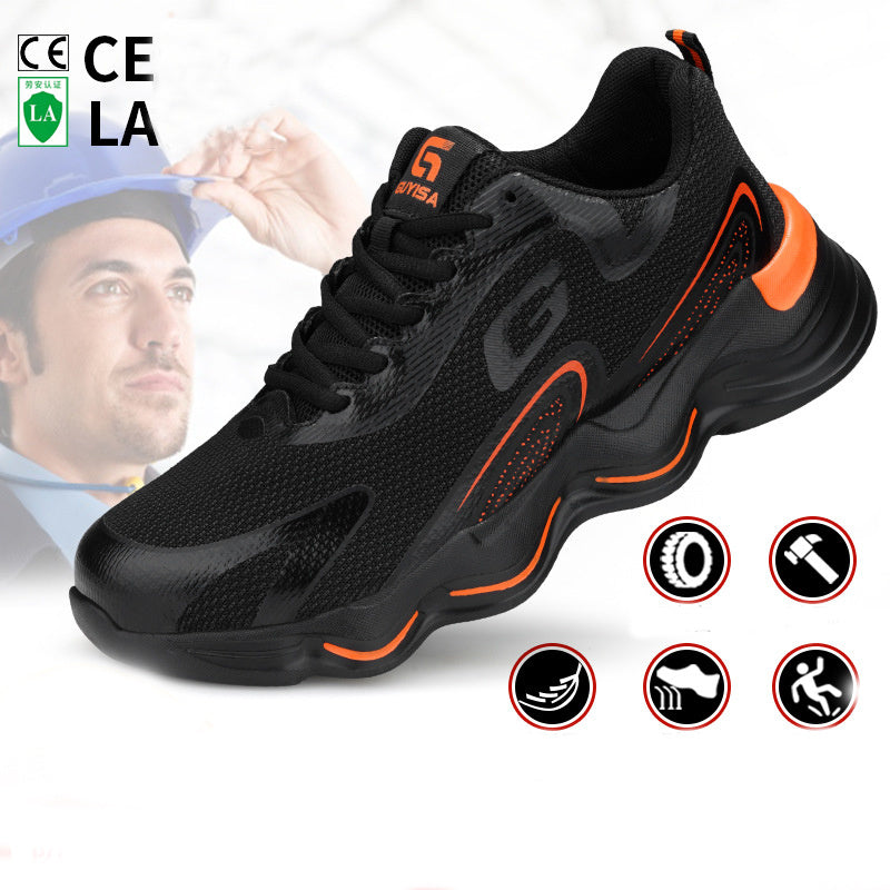 
                      
                        Men’s Steel Toe Work Shoes – Nonslip, Indestructible Sneakers - RewaGold
                      
                    