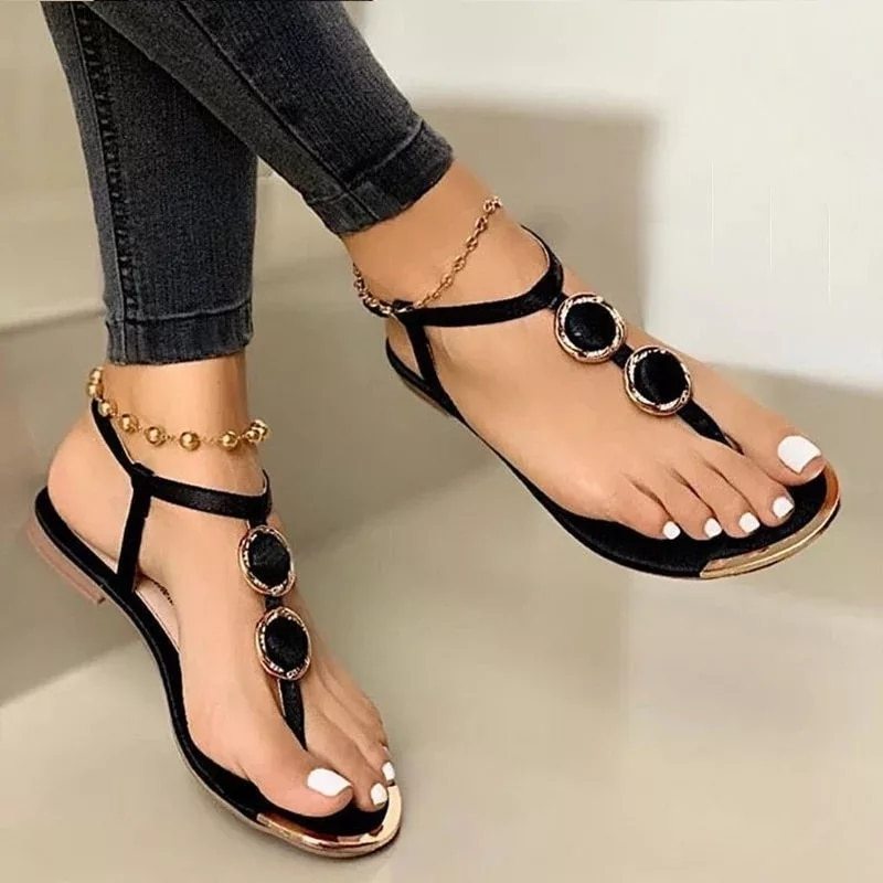 
                      
                        Women's Summer Flat Sandals – Perfect for Beach Days - RewaGold
                      
                    