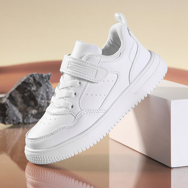 Kids' Waterproof Leather Board Shoes