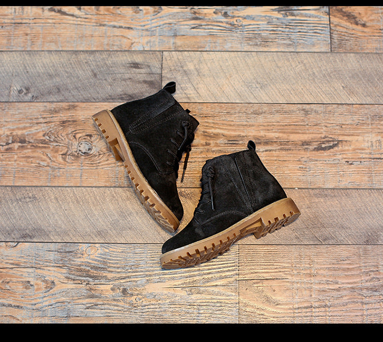 
                      
                        Boys' Sheepskin High Martin Boots
                      
                    
