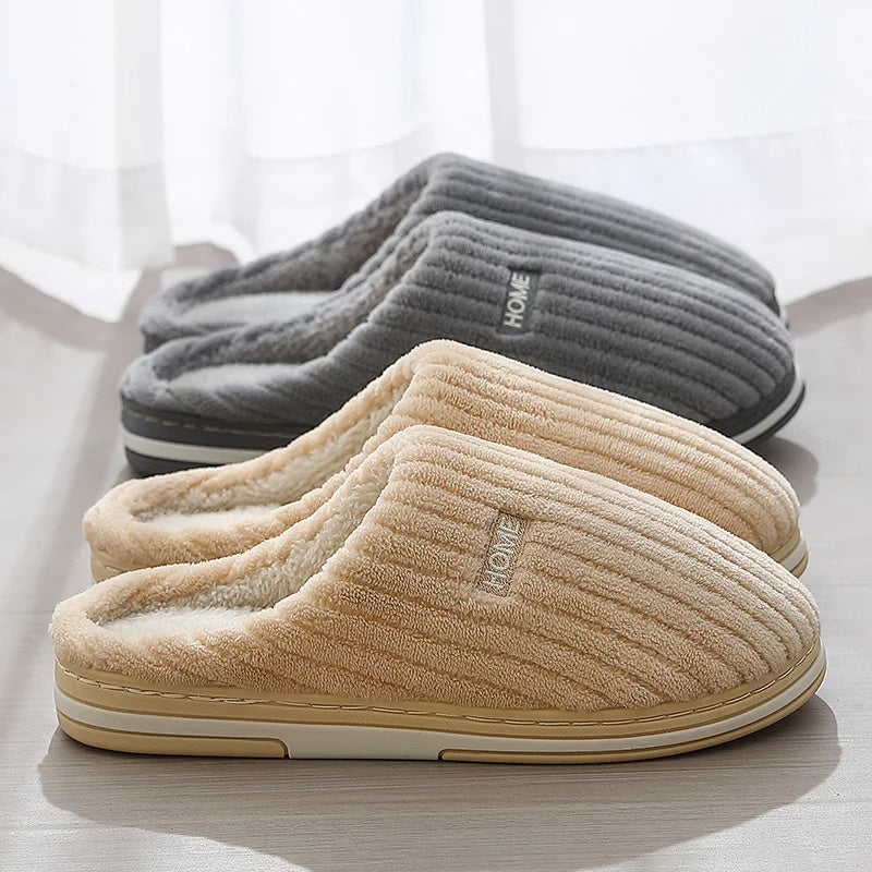 
                      
                        Women's Winter Warm Plush Slippers – Non-Slip Indoor Cotton House Shoes (Multiple Colors) - RewaGold
                      
                    