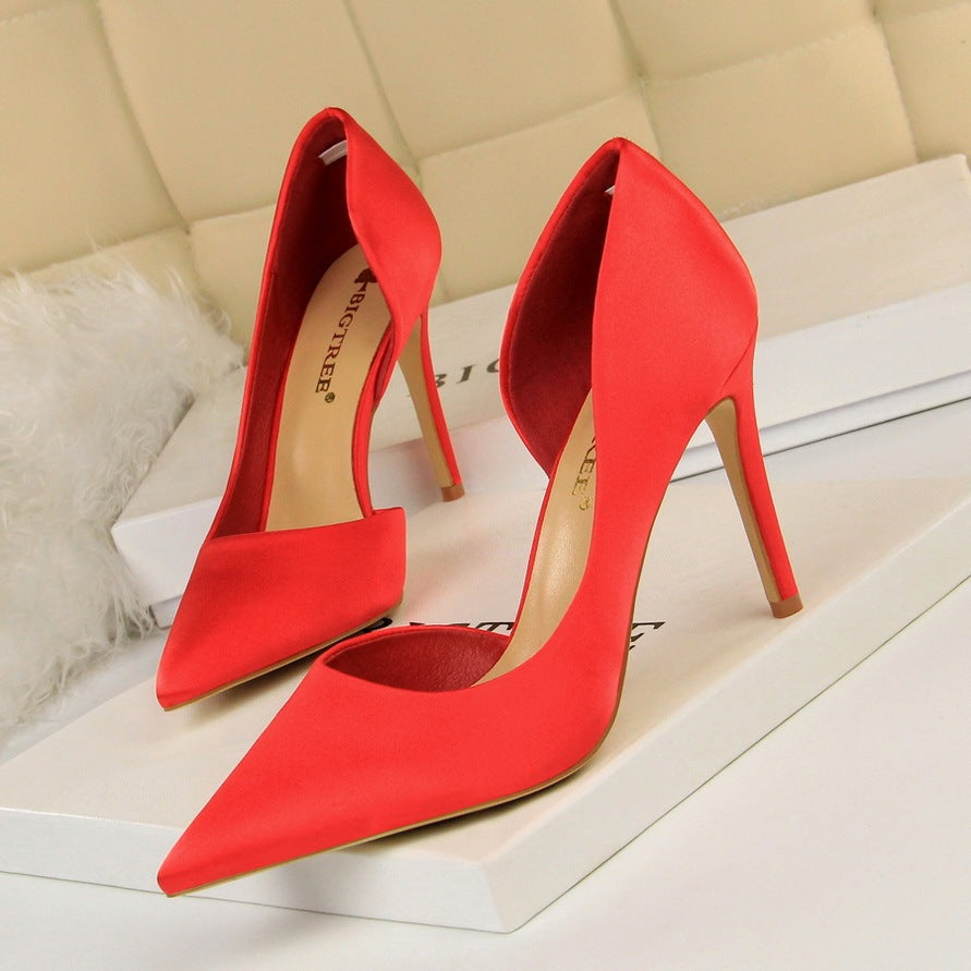 Hollow Sexy Nightclub Was Thin Single Shoes Female High Heels - RewaGold