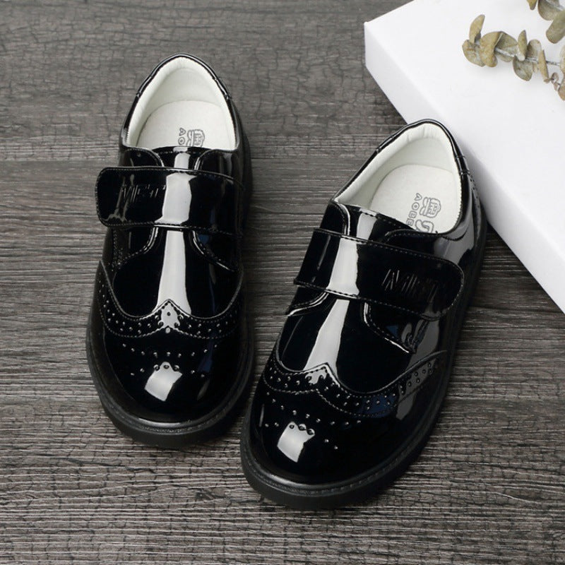 Boys' PU Leather Shoes - All-Season Comfort