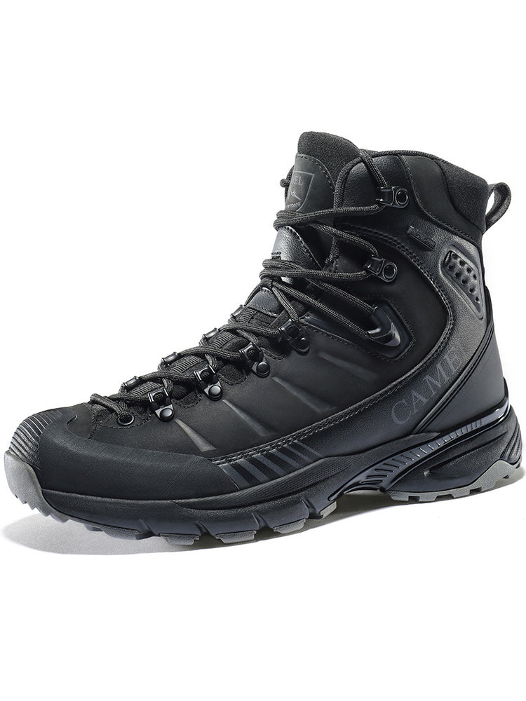 
                      
                        Men's Leather Waterproof And Non-slip Hiking Shoes - RewaGold
                      
                    