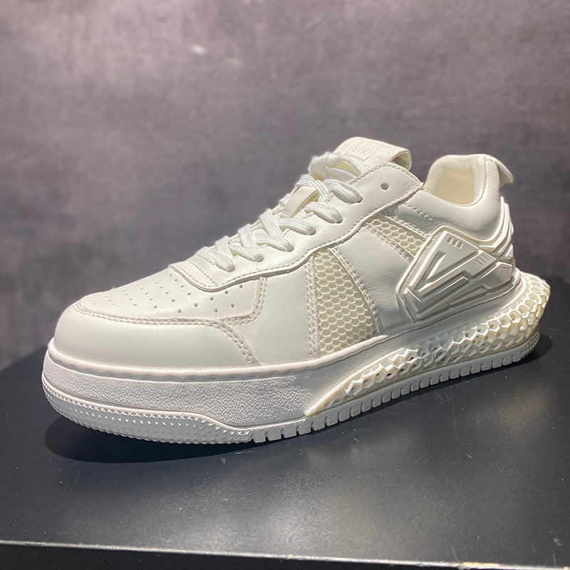 
                      
                        Men's Summer Leather Breathable Casual Shoes - RewaGold
                      
                    