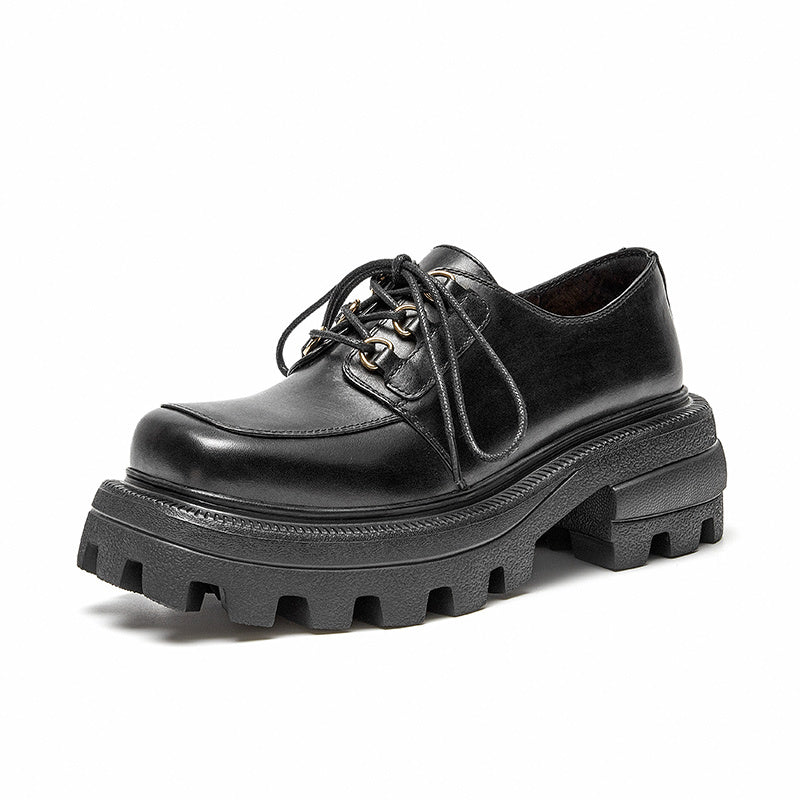 
                      
                        Women's Square Toe Platform Chunky Heel Platform Shoes - RewaGold
                      
                    