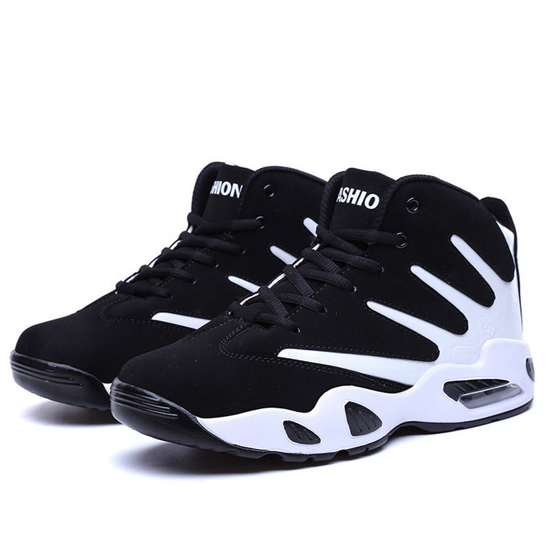 
                      
                        Men's Air Cushion Basketball Sneakers – Wear-Resistant & Supportive - RewaGold
                      
                    