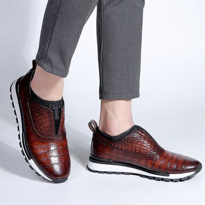 
                      
                        Men's Fashion Casual Color Polish Sneakers - RewaGold
                      
                    
