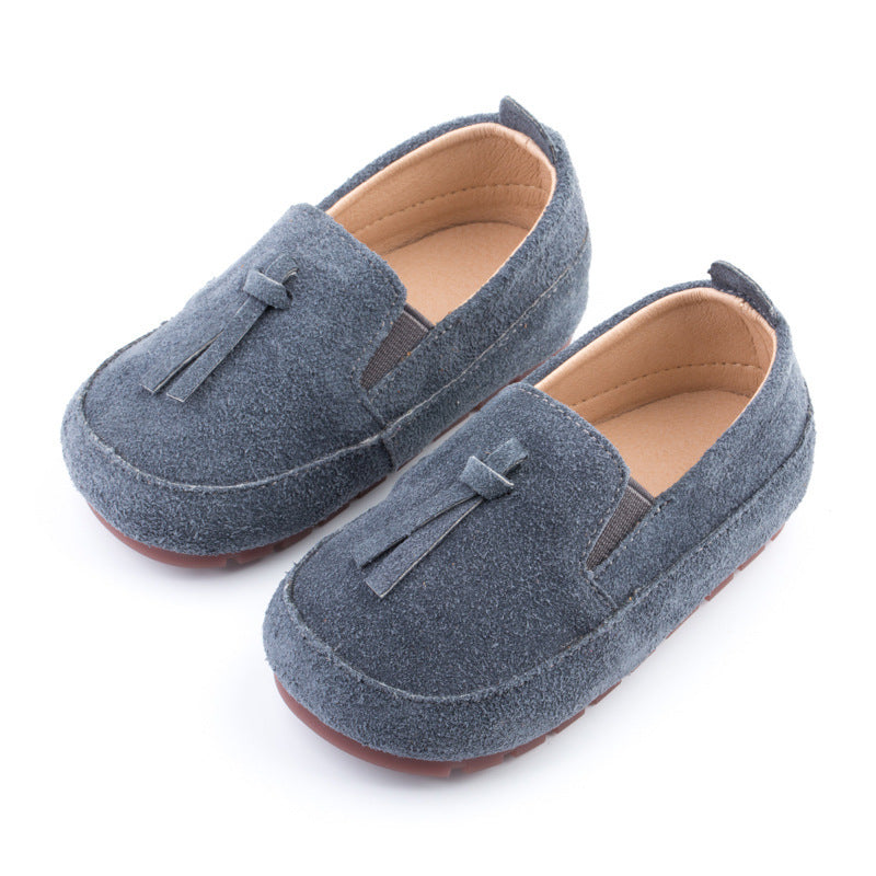 Kids' Leather Hiking Shoes - Breathable & Non-Slip