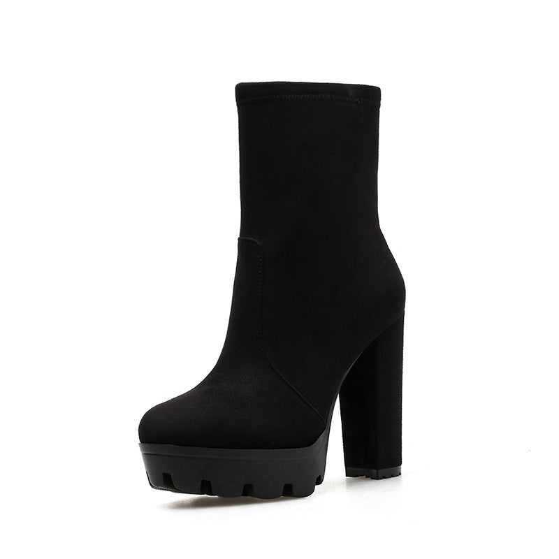 
                      
                        Low Cut Black Martin Shoes Female British Style - RewaGold
                      
                    