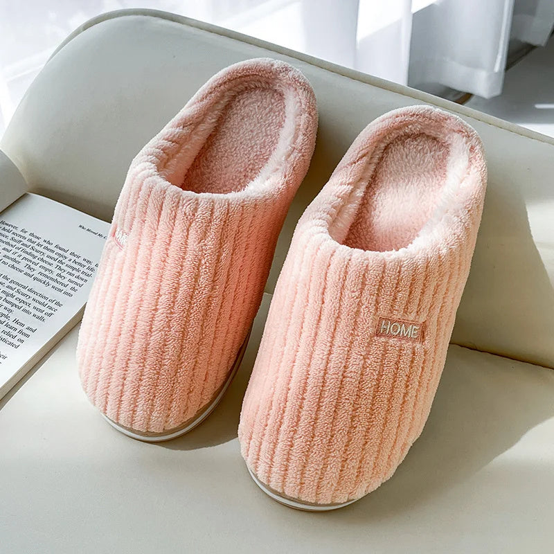 
                      
                        Women's Winter Warm Plush Slippers – Non-Slip Indoor Cotton House Shoes (Multiple Colors) - RewaGold
                      
                    