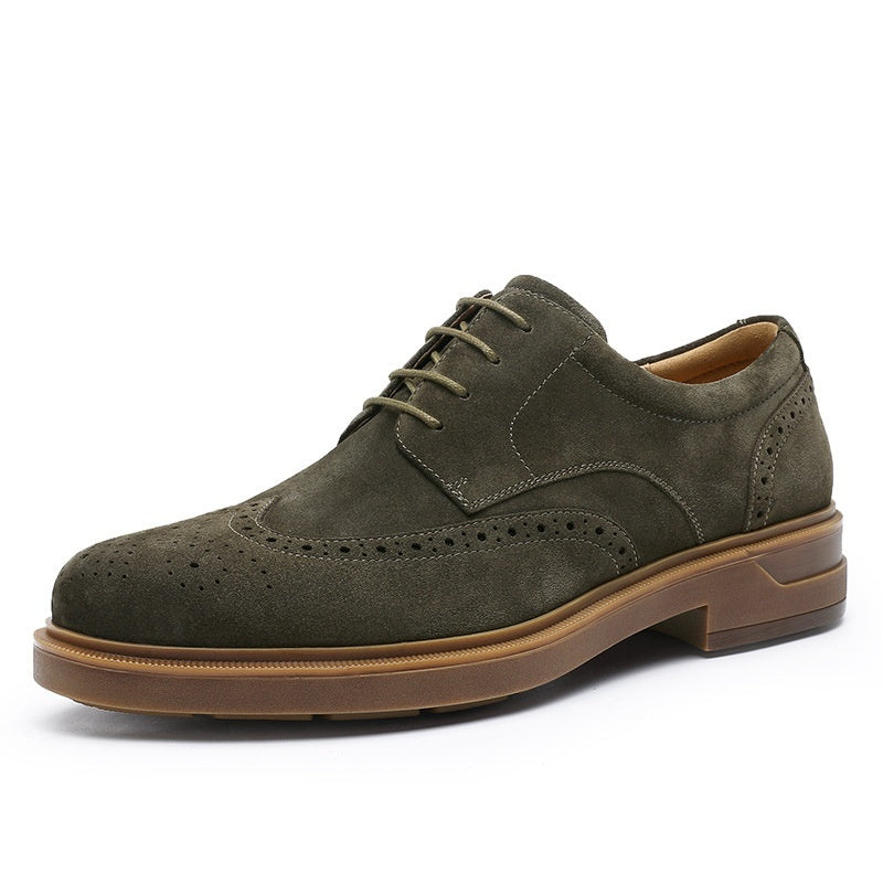
                      
                        New Vintage Engraving Suede Leather Breathable Shoes Men - RewaGold
                      
                    