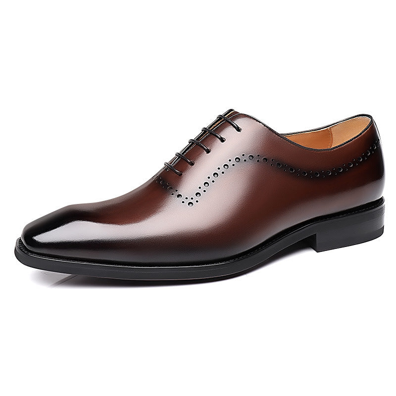 
                      
                        Light Luxury Men's New Men's Leather Business Casual Shoes - RewaGold
                      
                    