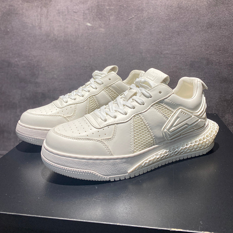 Men's Summer Leather Breathable Casual Shoes - RewaGold
