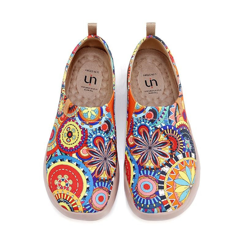 
                      
                        Women's Casual Shoes Painted Walking Slip On Lightweight Loafers Comfortable Canvas Fashion Sneakers - RewaGold
                      
                    