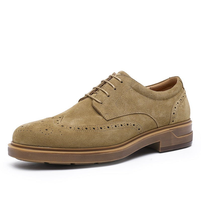 
                      
                        New Vintage Engraving Suede Leather Breathable Shoes Men - RewaGold
                      
                    