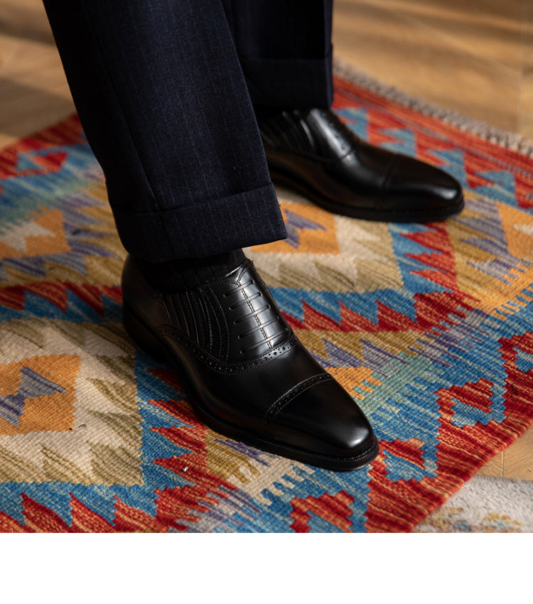 
                      
                        Gentleman Cowhide Commuting Formal Shoes - RewaGold
                      
                    