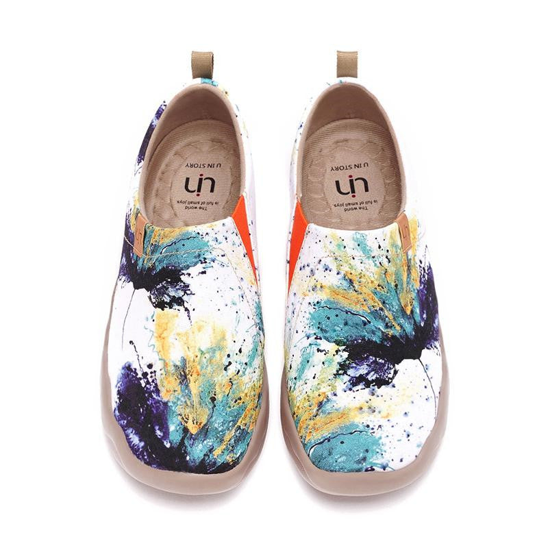 
                      
                        Women's Casual Shoes Painted Walking Slip On Lightweight Loafers Comfortable Canvas Fashion Sneakers - RewaGold
                      
                    